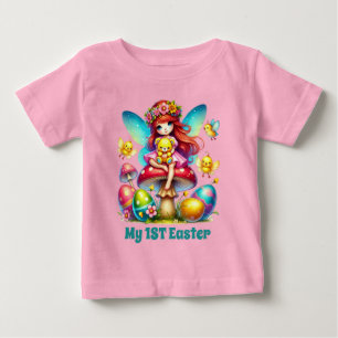 Cute baby girls fairy first Easter  T-Shirt