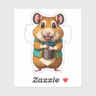 Cute Baby Hamster Cartoon Charactor