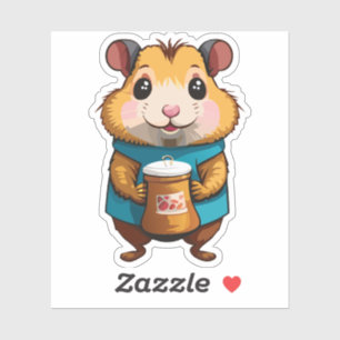 Cute Baby Hamster Cartoon Charactor