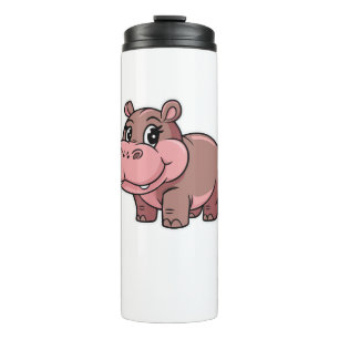 Cute Baby Hippo Moo Deng Long Sleeve T-Shirt Thermal Tumbler