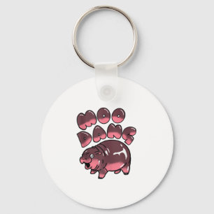 Cute Baby Hippo Tank Top Keychain