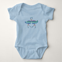 Cute  Baby Jersey Bodysuit with a picture