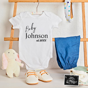 Cute Baby Johnson Personalized Est. 20XX Unisex Bodysuit