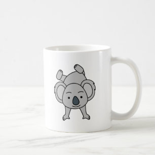 Cute Baby Koala With A Smile Doing A Handstand Coffee Mug
