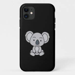 Cute Baby Koala With A Smile Sitting Down iPhone 11 Case