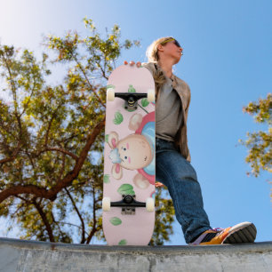 Cute Baby Lamb Skateboard