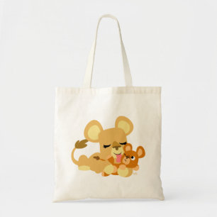 Cute Baby Lion's Bath Tote Bag