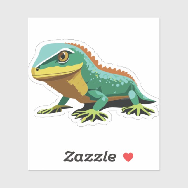 Cute Baby Lizard Cartoon Charactor (Sheet)