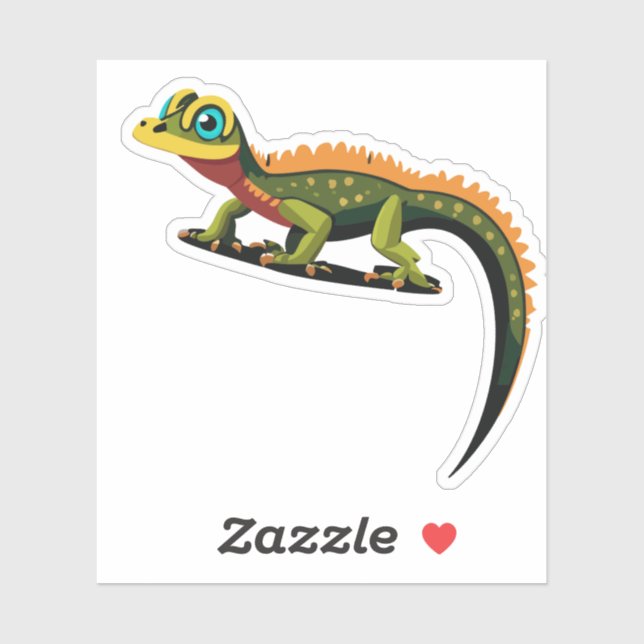 Cute Baby Lizard Cartoon Charactor (Sheet)