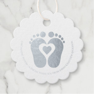 Cute Baby Making Potion Little Feet Favour Tags