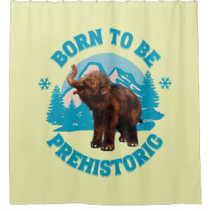 Cute Baby Mammoth Prehistoric Kids Birthday