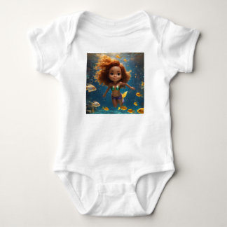 Cute Baby Mermaid Bodysuit