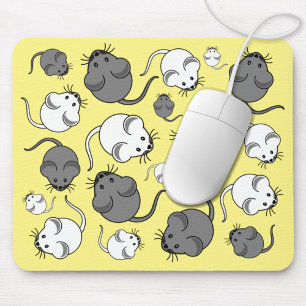 Cute Baby Mice Mouse Pad