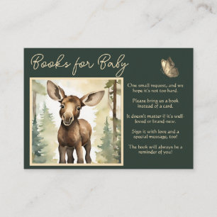 Cute Baby Moose Books for Baby Enclosure Card