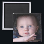 Cute Baby Mothers Day Gift Photo Magnets<br><div class="desc">Square and circle available. Upload your own photo and make a memorable and useful gift for you loved one. Photo by Becky Nimoy</div>