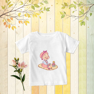 Cute Baby Motif T-Shirt