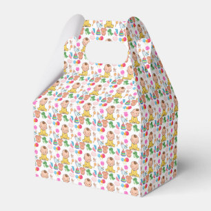 Cute Baby Nursery Toys Pattern Baby Shower Favor Box