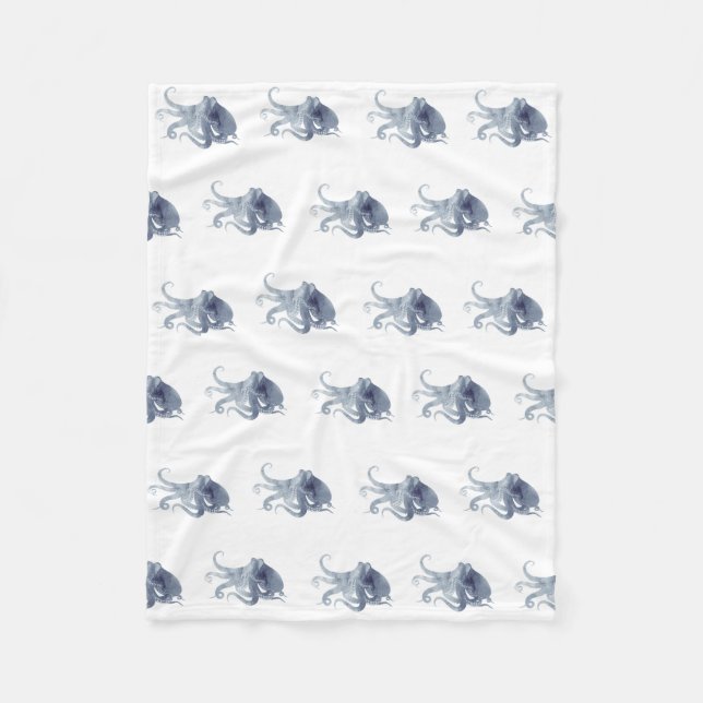 Cute baby Octopus snug blanket (Front)