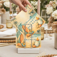 Cute Baby On Board Surf Baby Shower