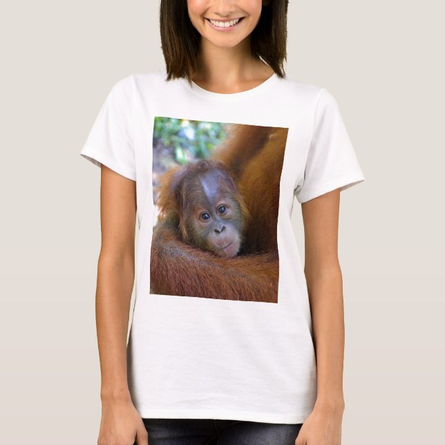 Cute baby Orangutan T-Shirt (Front)