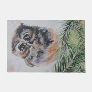 Cute Baby Owl Doormat