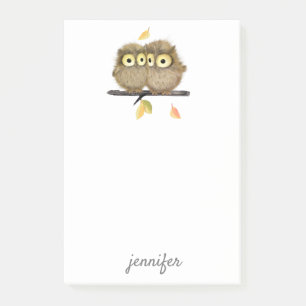 Cute Baby Owls Post it Notes