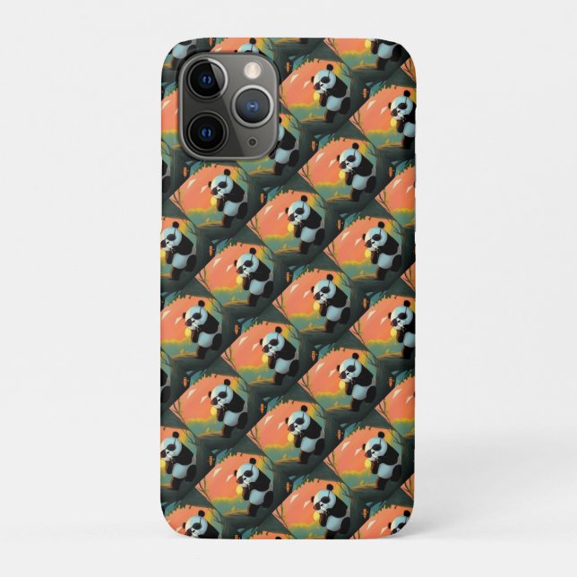 Cute Baby Panda Case-Mate iPhone Case (Back)