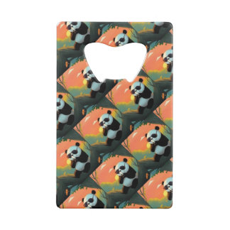Cute Baby Panda Credit Card Bottle Opener