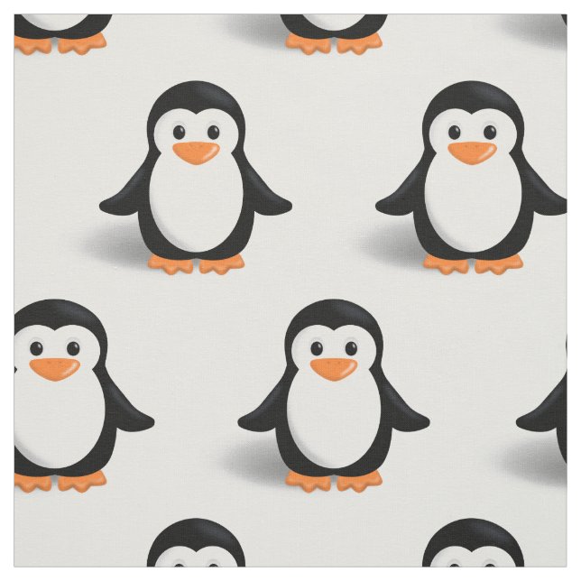 Cute Baby Penguin Fabric (Swatch)