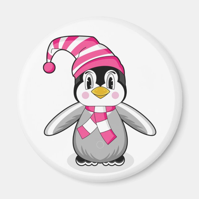 Cute Baby Penguin Magnet (Front)