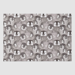 Cute Baby Penguins Pattern Tissue Paper
