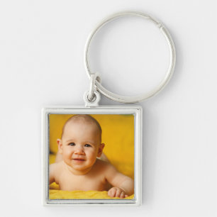 Cute Baby Photo Premium Keychain