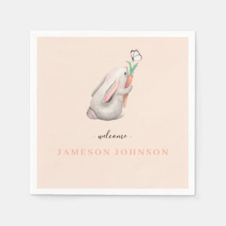 Cute Baby Rabbit Napkins for Party