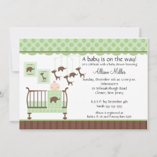 Cute Baby room Neutral Baby Shower Invitation