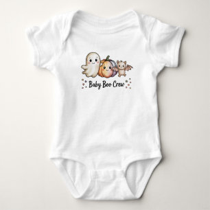 Cute Baby’s First Halloween Baby Boo Crew Bodysuit