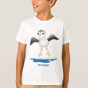 Cute baby sandpiper cartoon illustration  T-Shirt