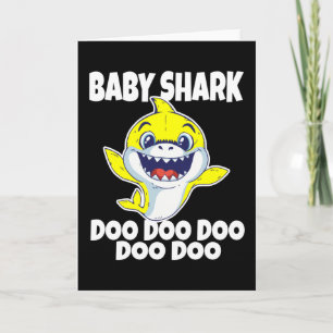 Cute Baby Shark Doo Doo Doo Card
