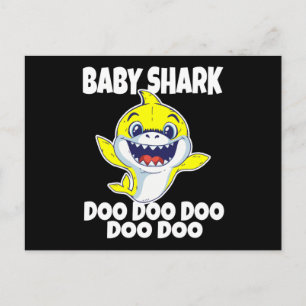 Cute Baby Shark Doo Doo Doo Postcard
