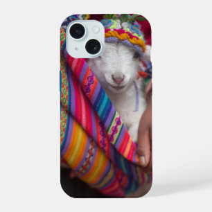 Cute Baby Sheep Lamb South American iPhone 15 Case