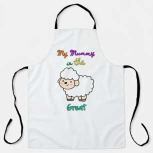 Cute Baby Sheep Mother's Day Gift for Mom Love Apron
