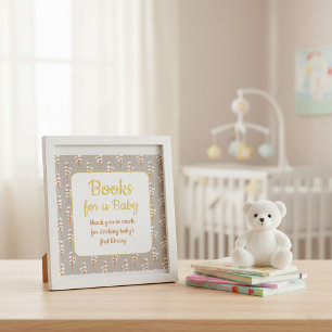 Cute Baby Shower Books for Baby Poster