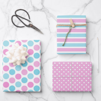 Cute Baby Shower/Gender Reveal Wrapping Paper Shee