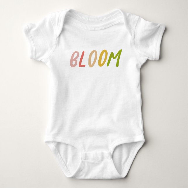 Cute baby shower gift bodysuit (Front)