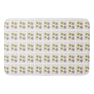Cute Baby Shower little princess butterfly design Bath Mat