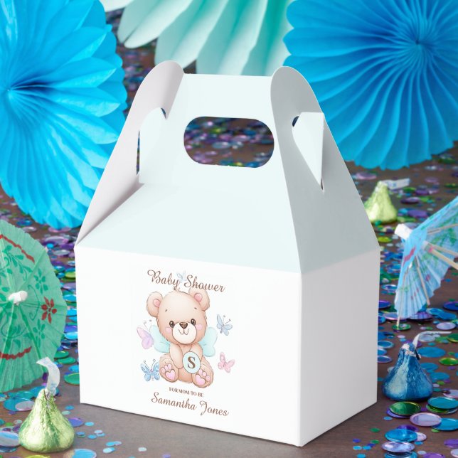 Cute Baby Shower Personalized Favour Box (Party)