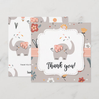 Cute Baby shower thank you Postcard