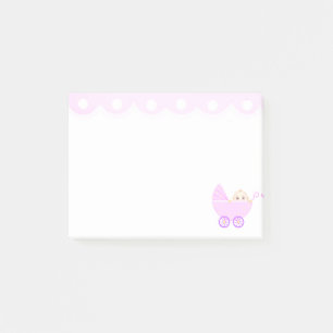 Cute Baby Stroller Post-it Notes