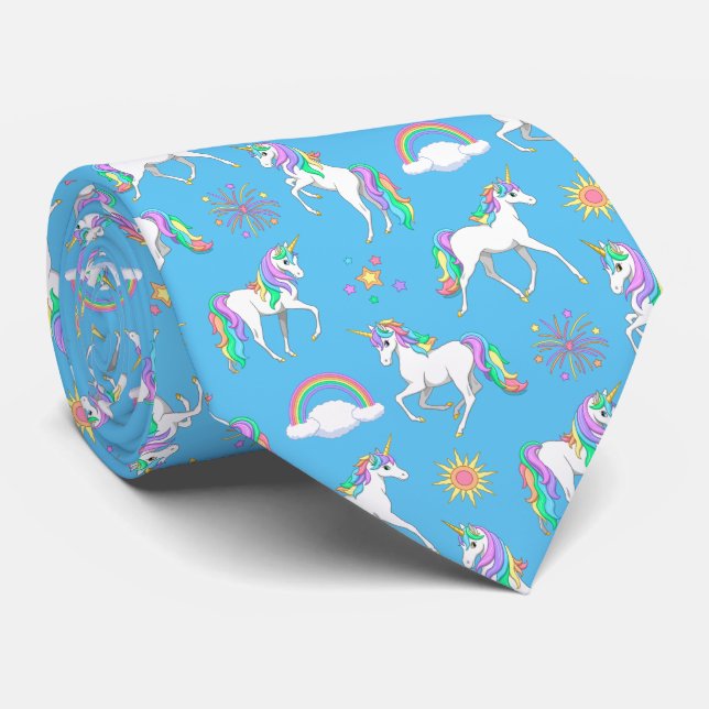 Cute Baby T-Rex Dinosaur Birthday Neck Tie (Rolled)