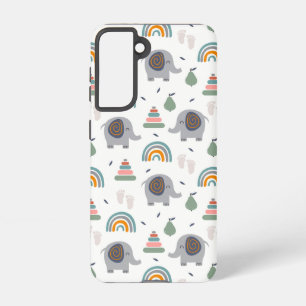 Cute Baby Toy Pattern Samsung Galaxy Case