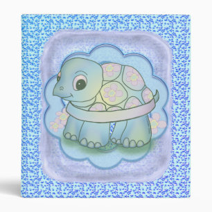Cute Baby Turtle binder